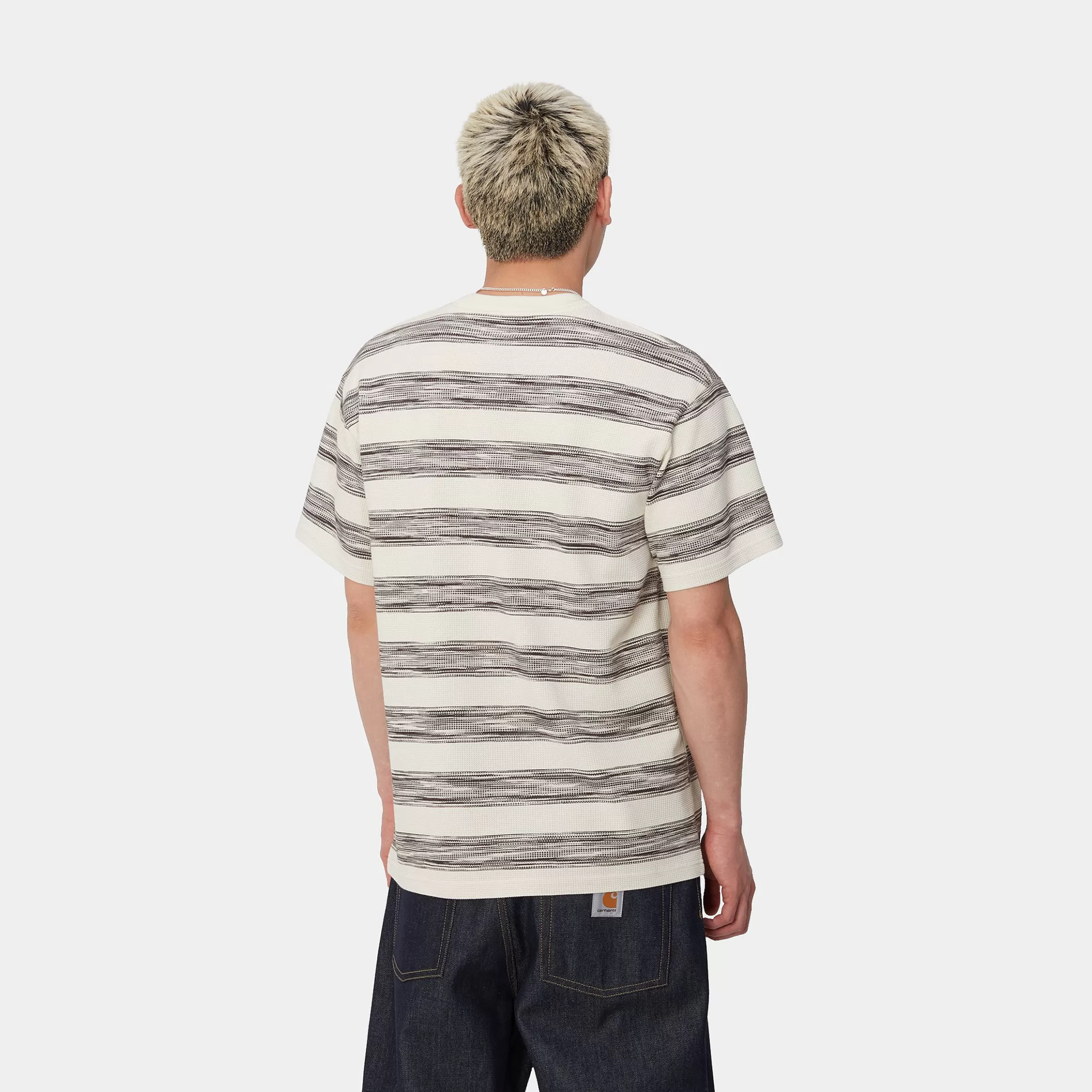 T-Shirts & Polos | Carhartt WIP S/S Dodson Pocket T-Shirt Dodson Stripe Horizontal, Natural